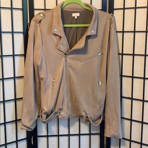 Pixley Kendari Faux Suede Moto Jacket - XL